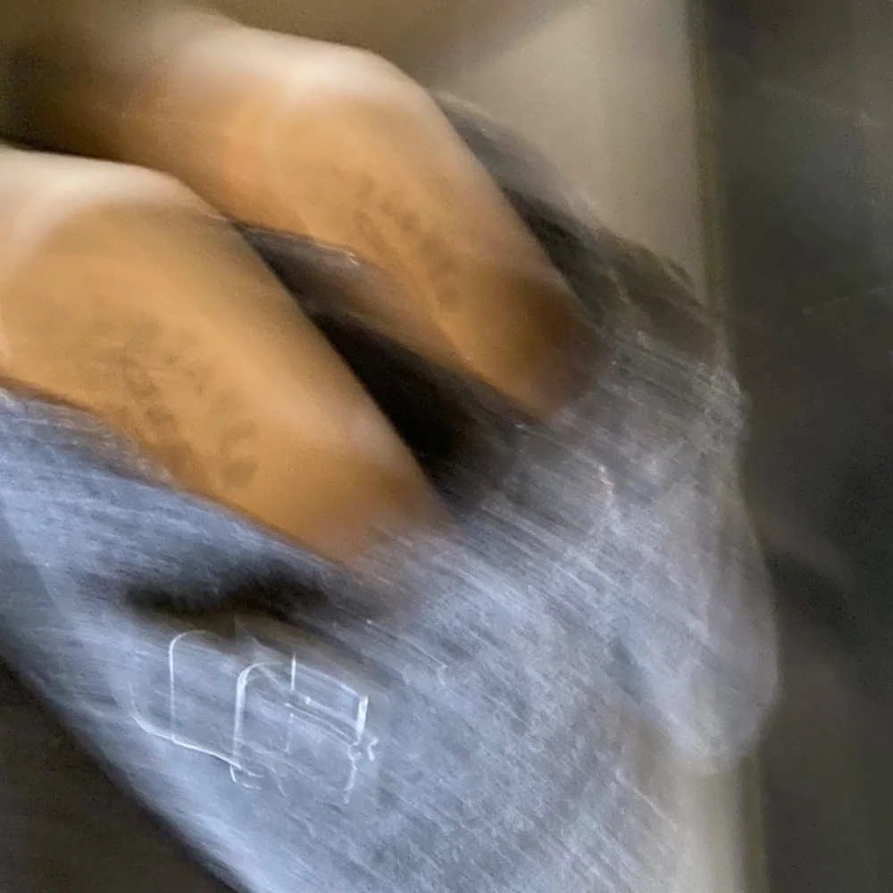 Gray Suede/Felt Buckle Slip On Flat Mules - Picture 16 of 16